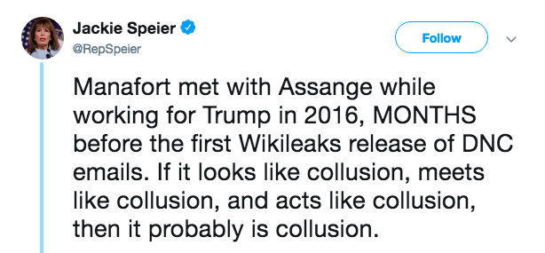 Assange Manafort tweets