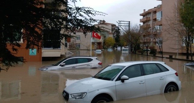 Click to enlarge Flash floods inundated the city late Tuesday and yesterday.