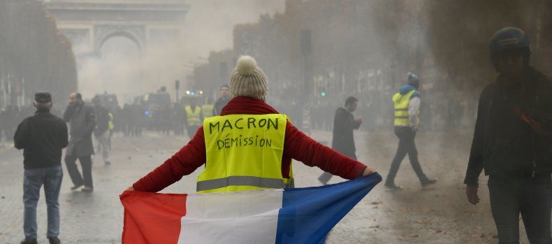 yellow jacket protests France