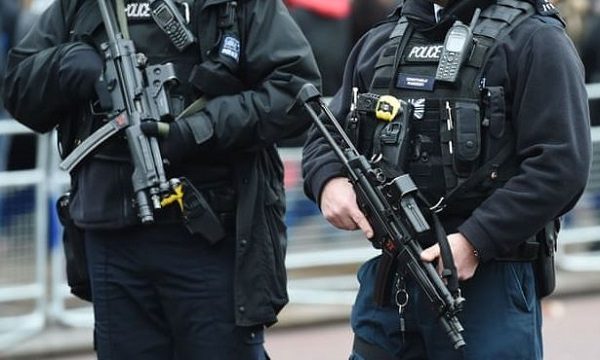 Click to enlarge armed police