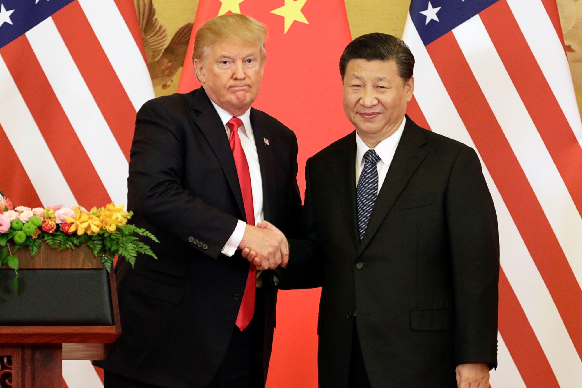 Click to enlarge Trump and Xi