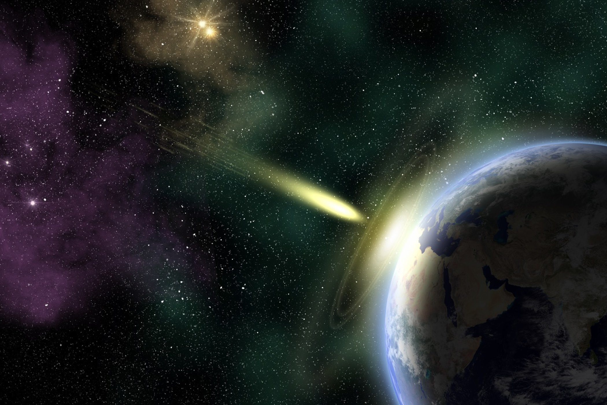Cosmic airburst