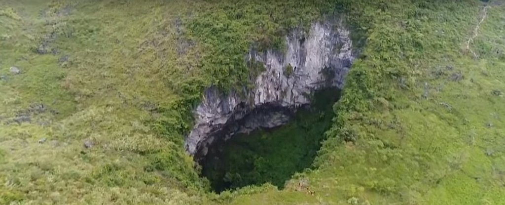 China sinkhole caves