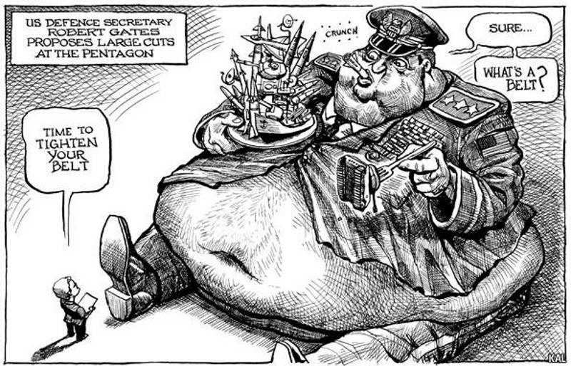 Click to enlarge gates pentagon military spending