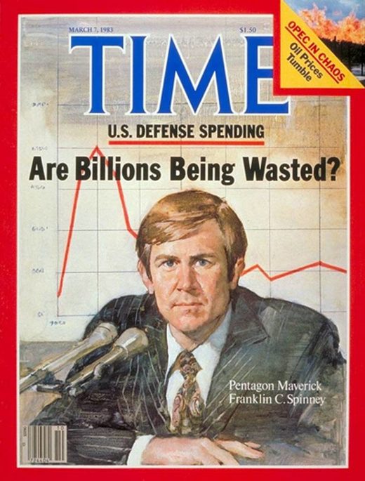 Franklin chuck spinney time cover pentagon budget