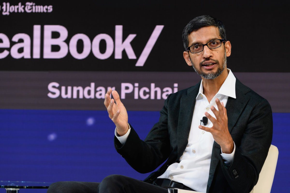 Click to enlarge Sundar Pichai, C.E.O., Google Inc