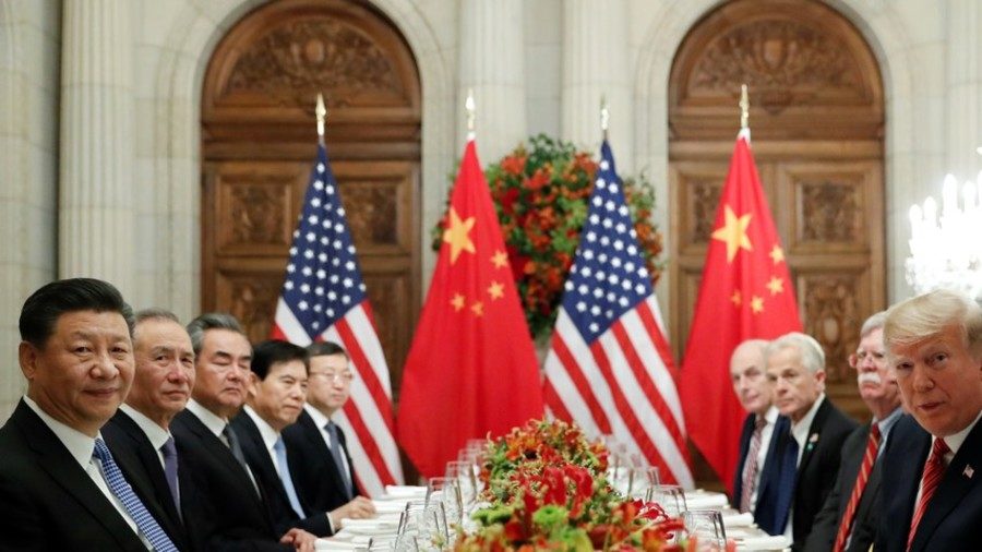 Click to enlarge Xi Jinping and Donald Trump