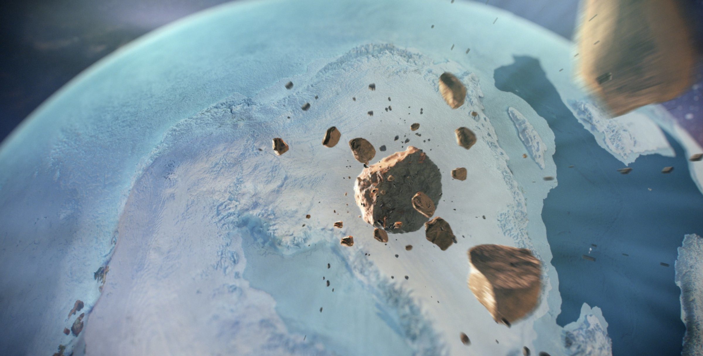 Click to enlarge asteroids careening toward Earth