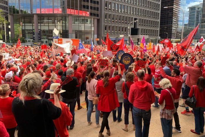 australia teacher protest