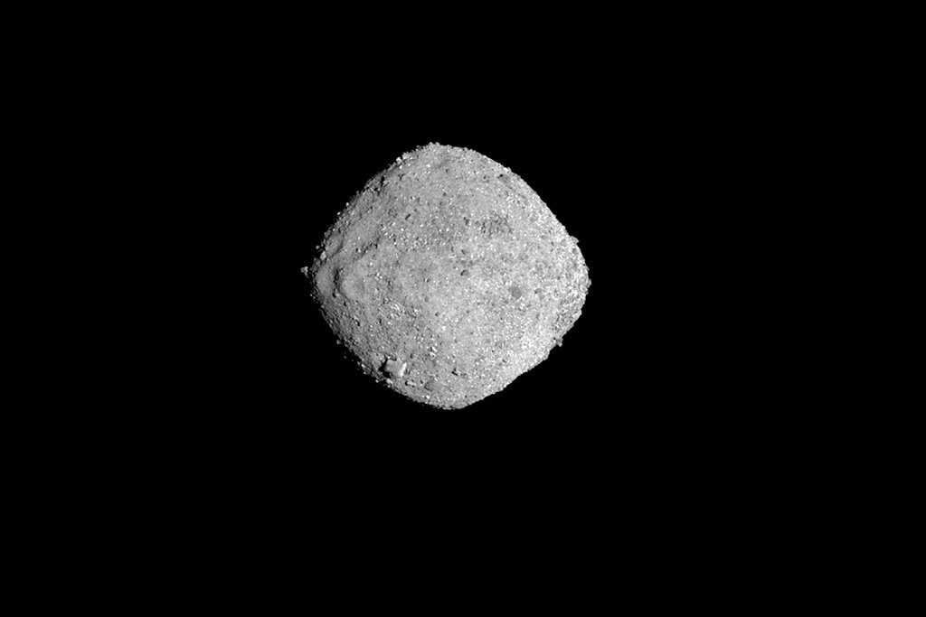 Click to enlarge asteroid Bennu