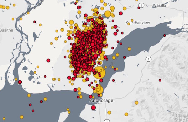 Click to enlarge Alaska Earthquake aftershocks 11.30.18