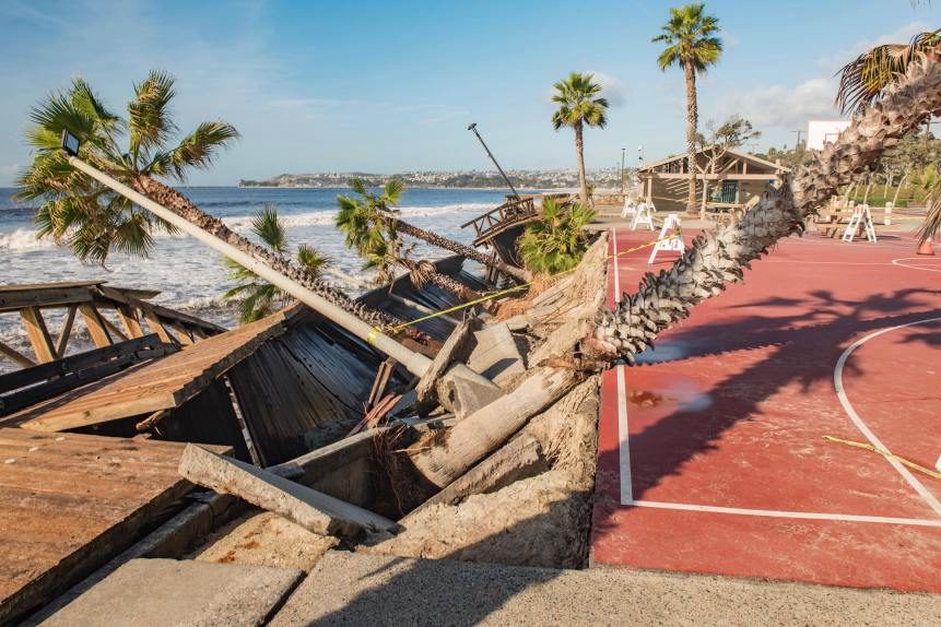 destruction capistrano beach