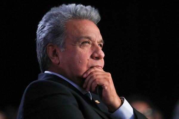 Click to enlarge President Lenín Moreno