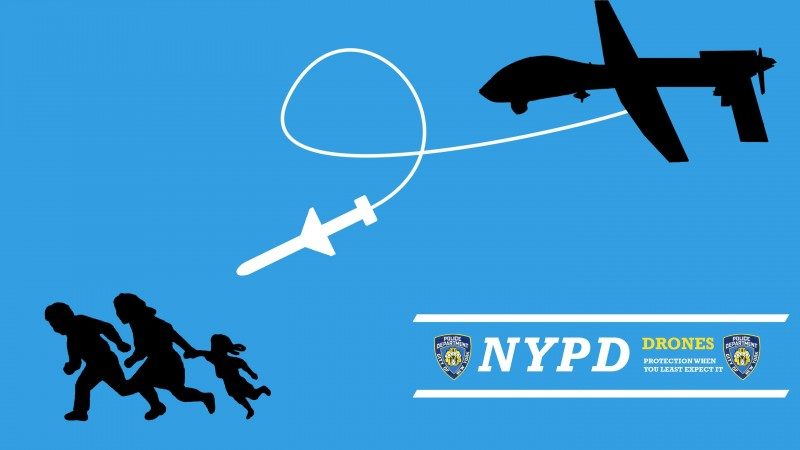 NYPD drone bombing family