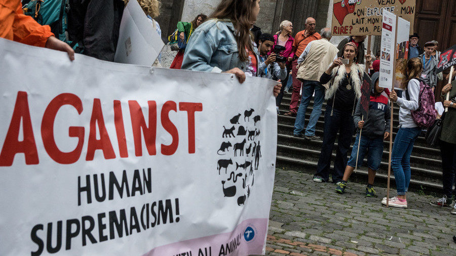 Click to enlarge animal protest