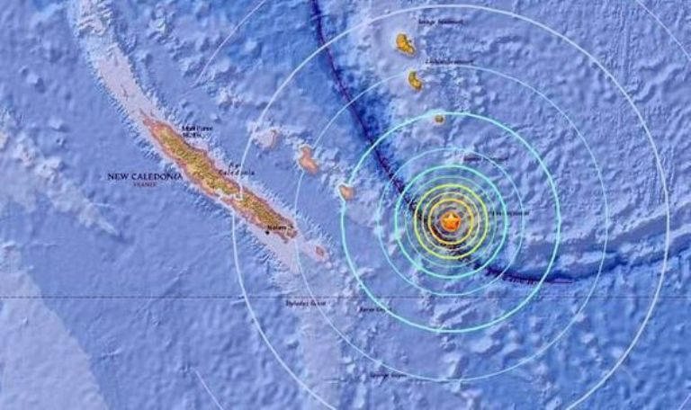 New Caledonia earthquake
