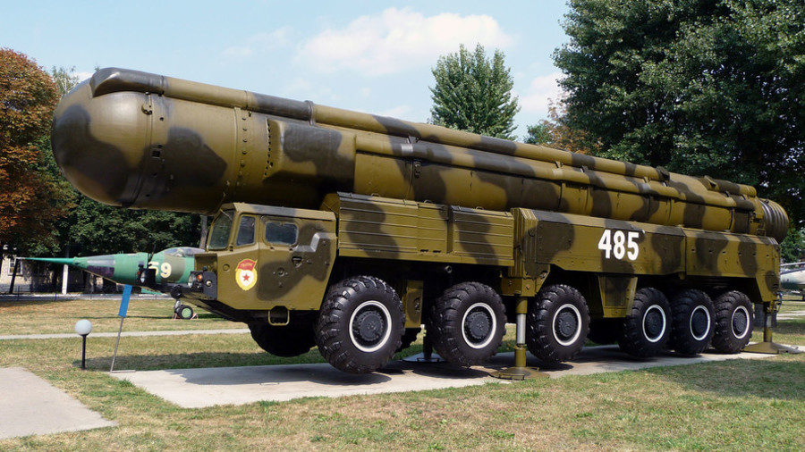 Click to enlarge RT-21M Pioneer missile and launcher