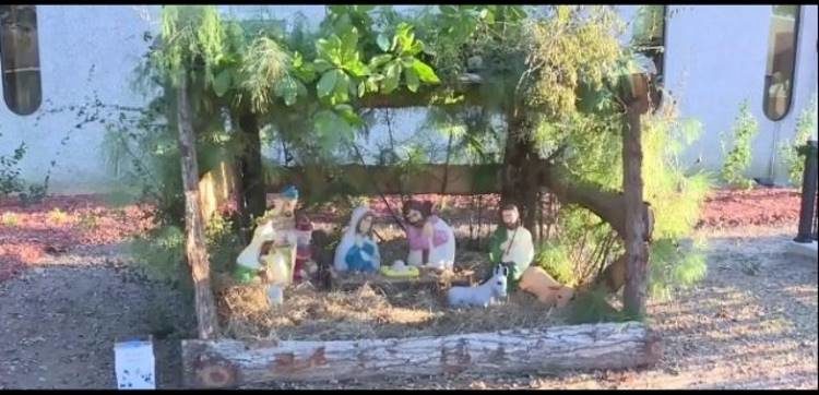 Click to enlarge town nativity scene