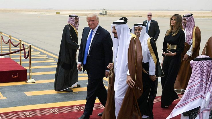 Trump - Saudi King Salman
