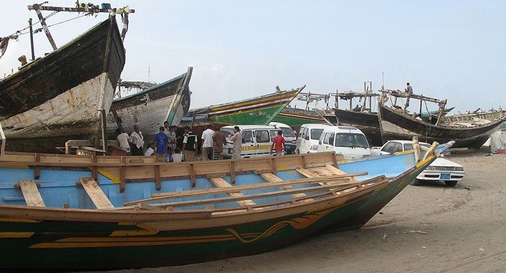 Yemen fishing boats