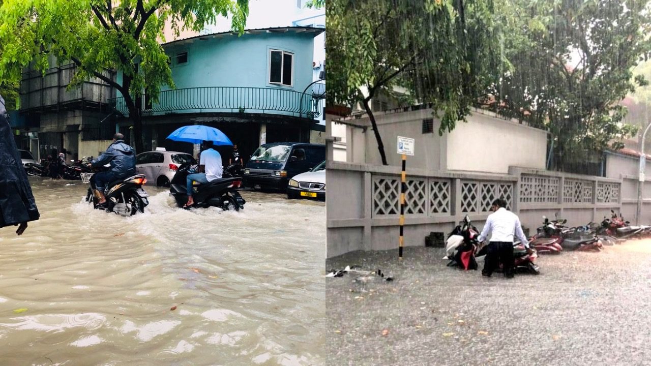 Click to enlarge Maldives flooding