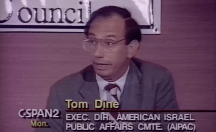Click to enlarge AIPAC head Thomas Dine