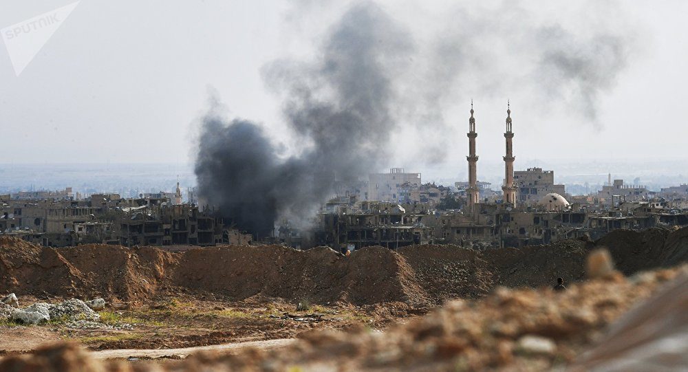 Click to enlarge syria airstrike