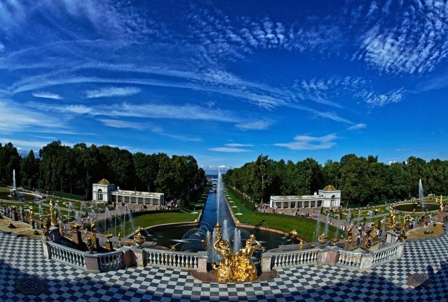 Click to enlarge Grand Cascade fountains