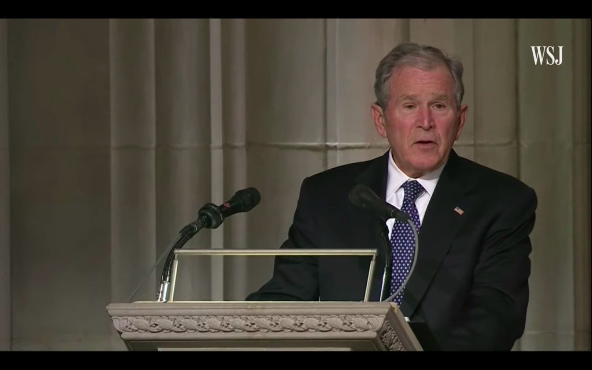 Bush eulogy