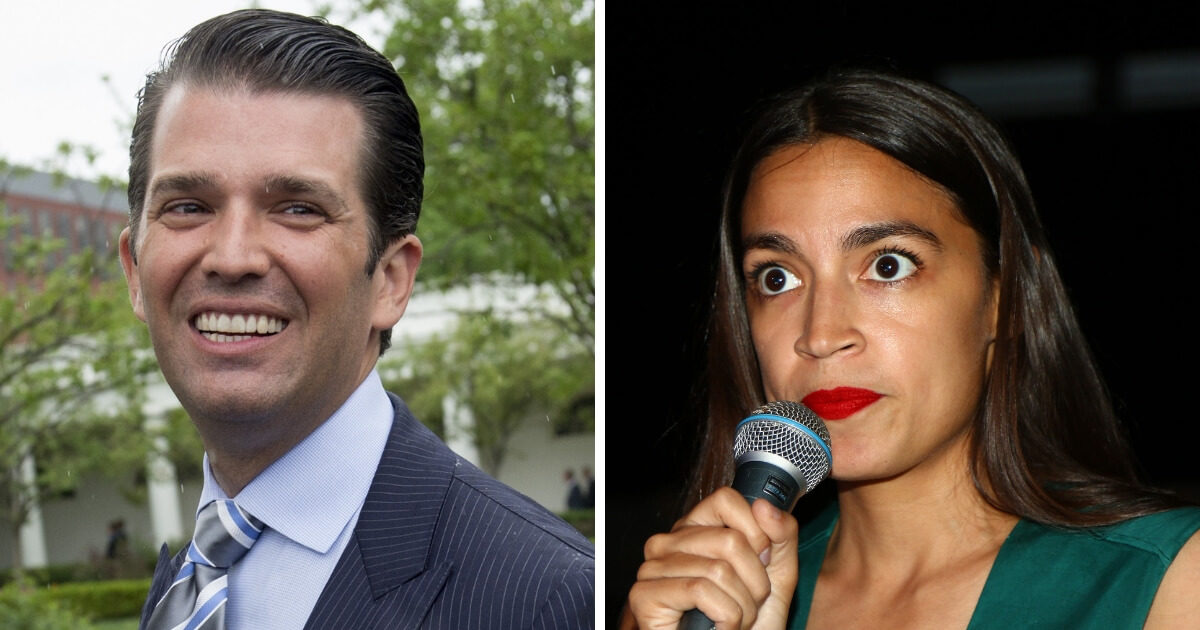 trump jr. and ocasio cortez