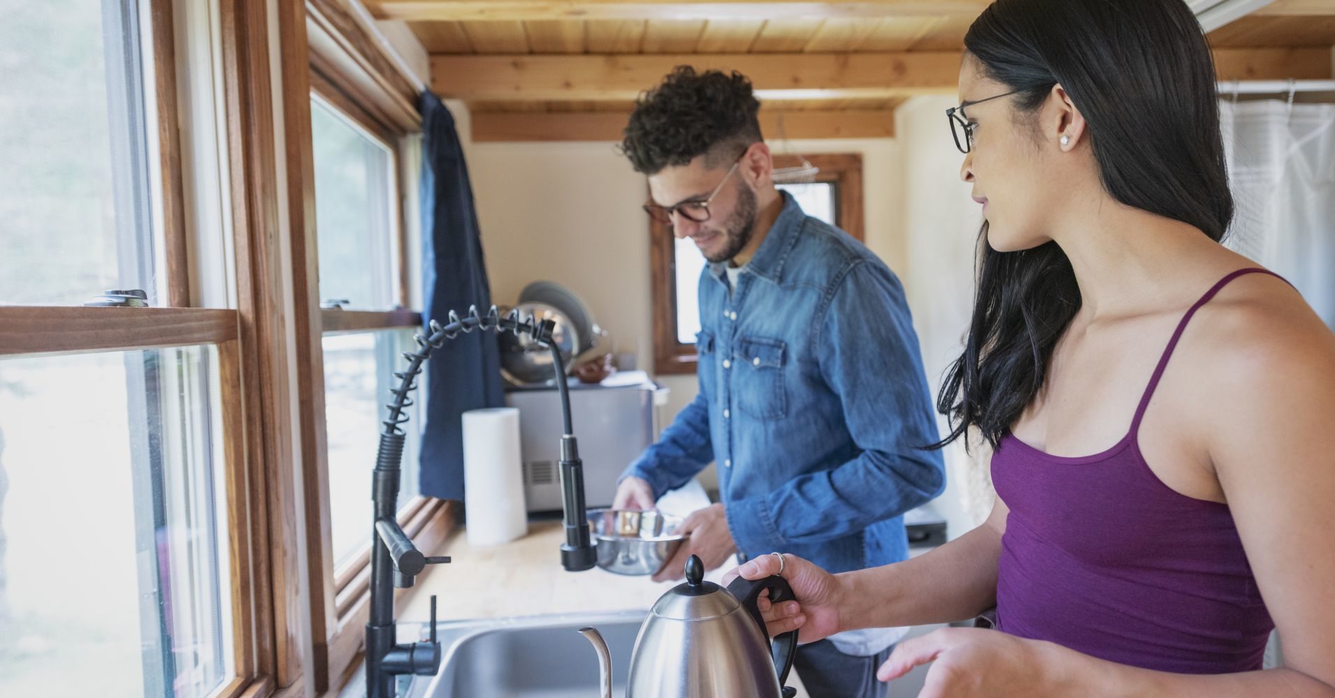 Click to enlarge kitchen couple