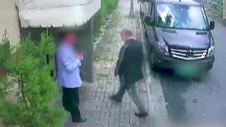 security camera image shows Khashoggi