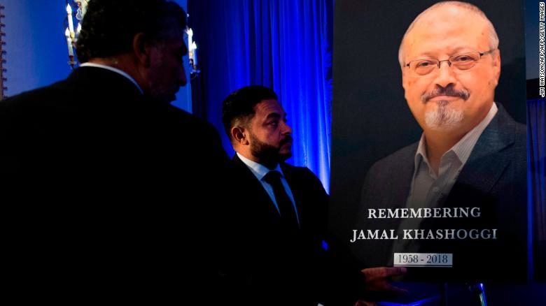 portrait of Jamal Khashoggi