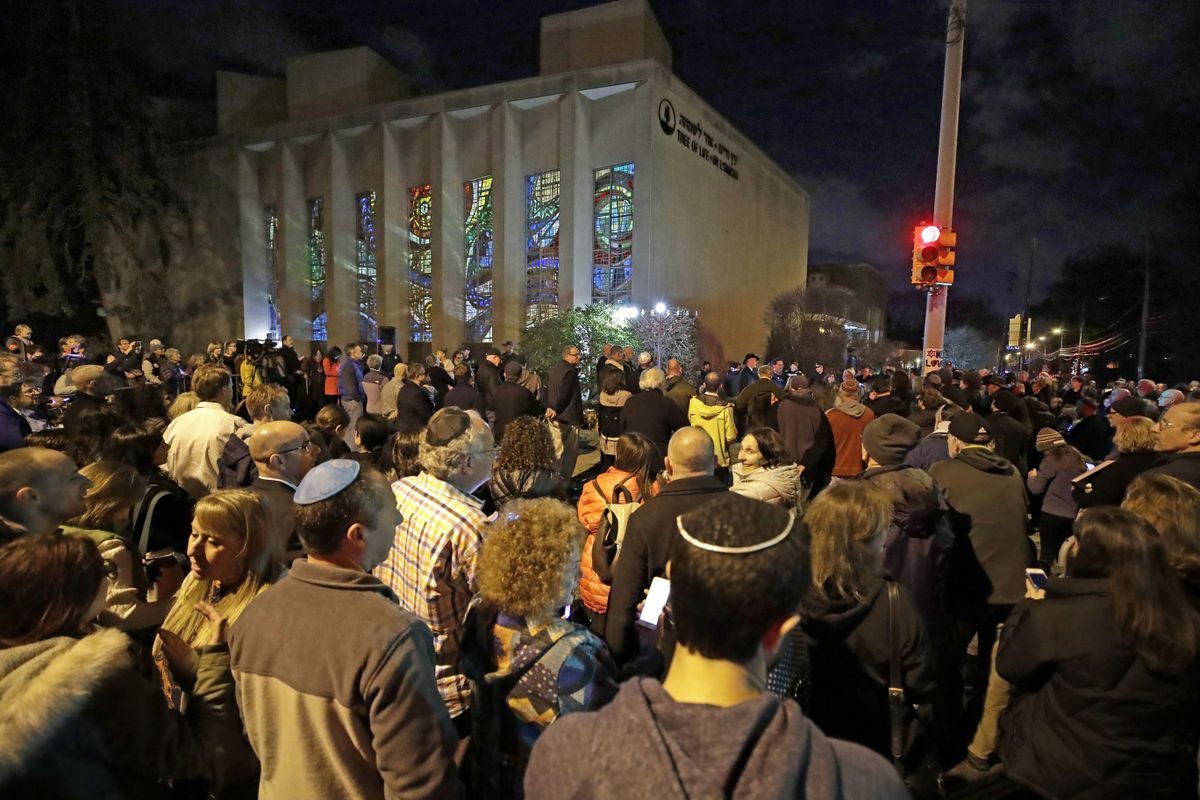 Click to enlarge Hanukkah Squirrel Hill Pittsburgh Jewish semite