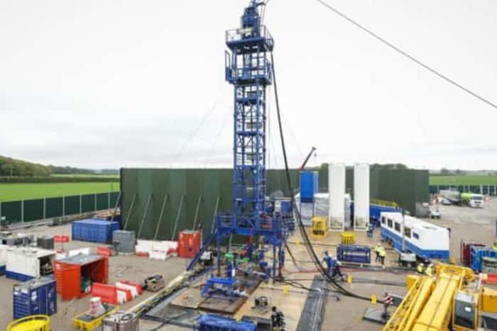 Click to enlarge The Caudrilla fracking site at at Preston New Road, Little Plumpton.