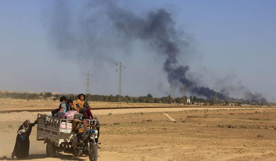 people flee their homes Iraq
