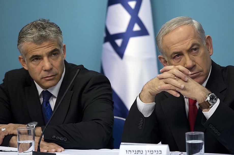 Click to enlarge Netanyahu Yair Lapid