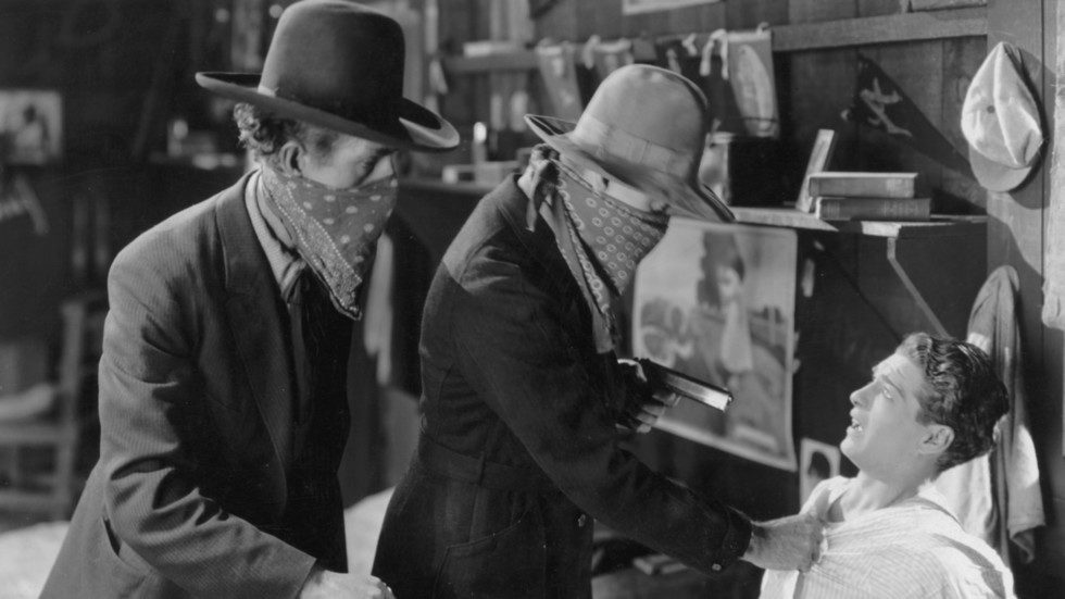 Click to enlarge robbers black white