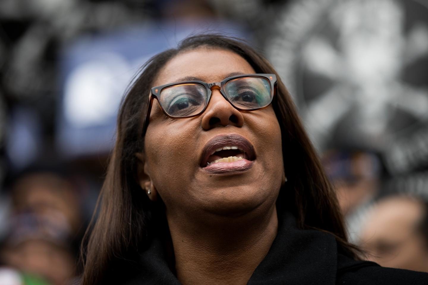 Click to enlarge Letitia James