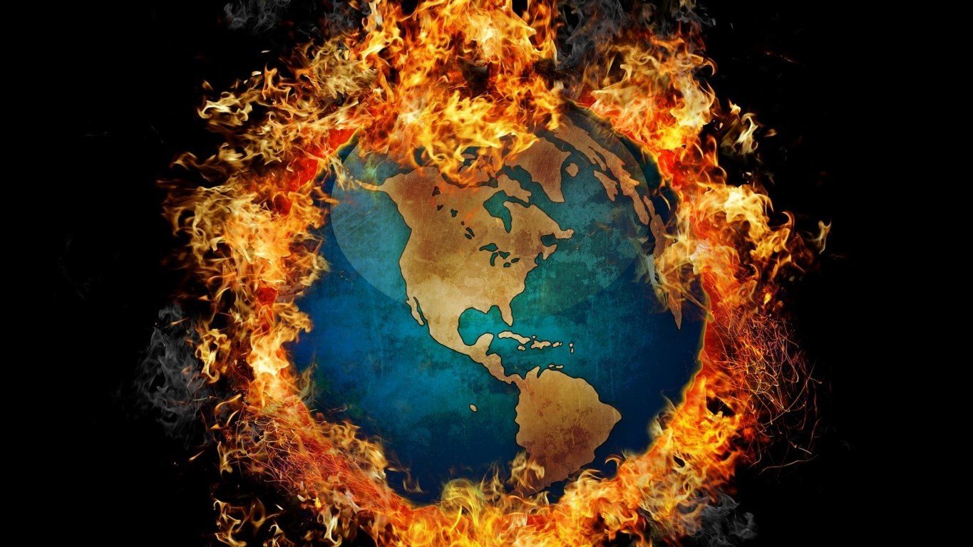 earth on fire