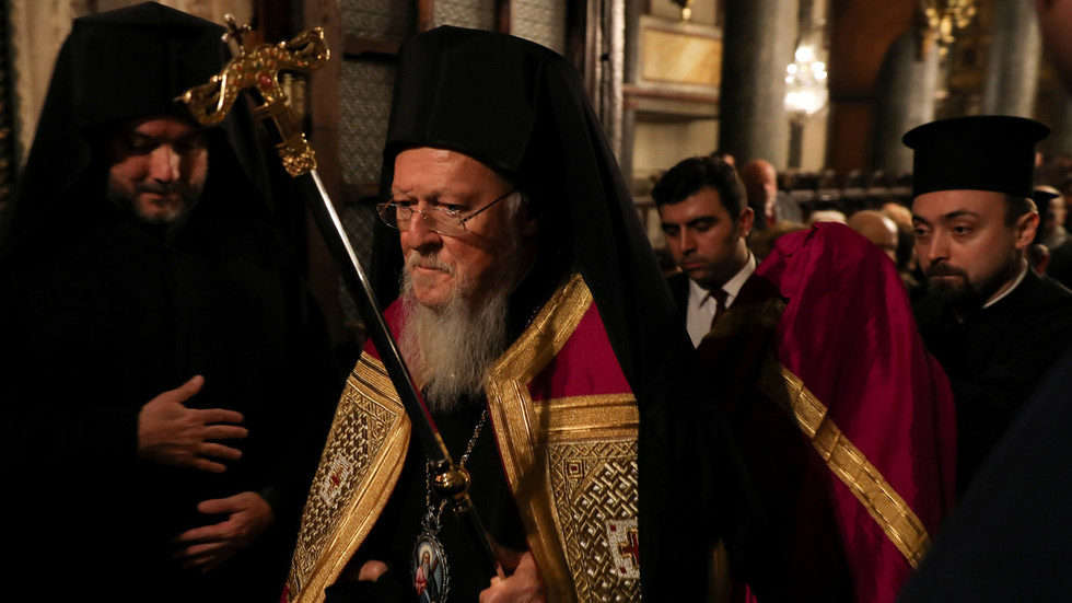 Click to enlarge Greek Orthodox Ecumenical Patriarch Bartholomew of Constantinople