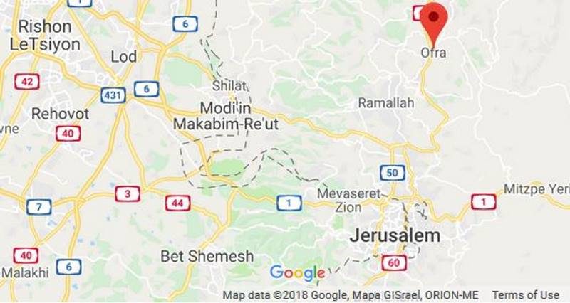 Click to enlarge Ofra israel palestine