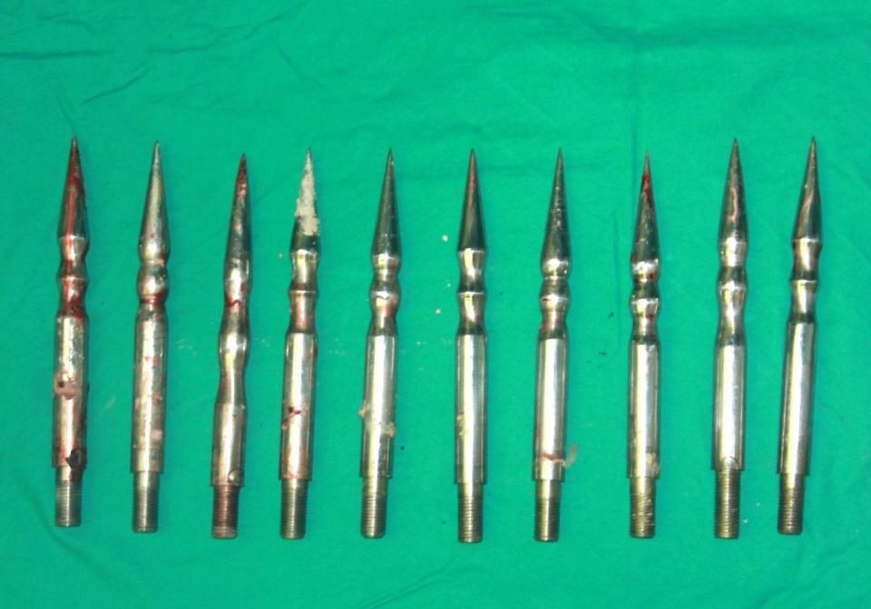 The ten skewers that were removed