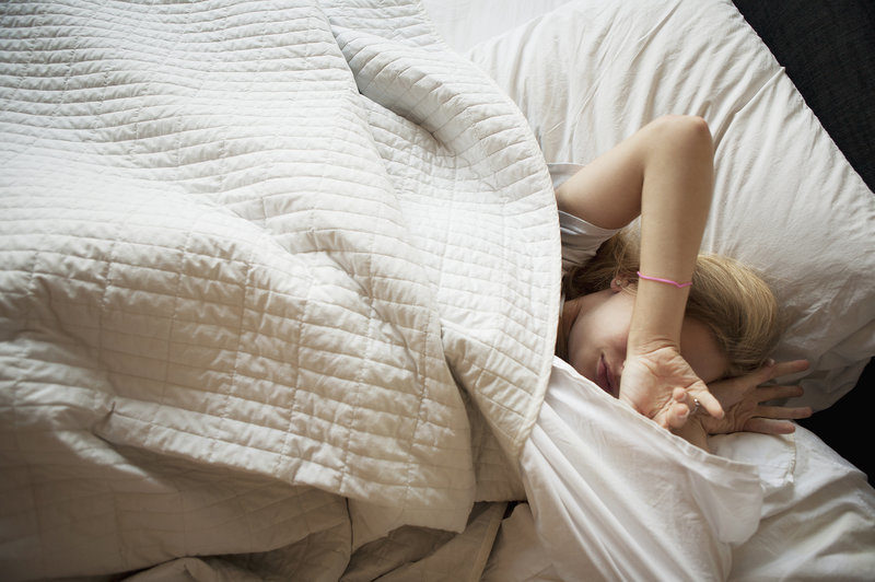 teen sleeping