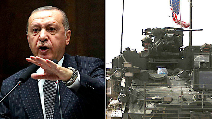 Click to enlarge Erdogan/US military