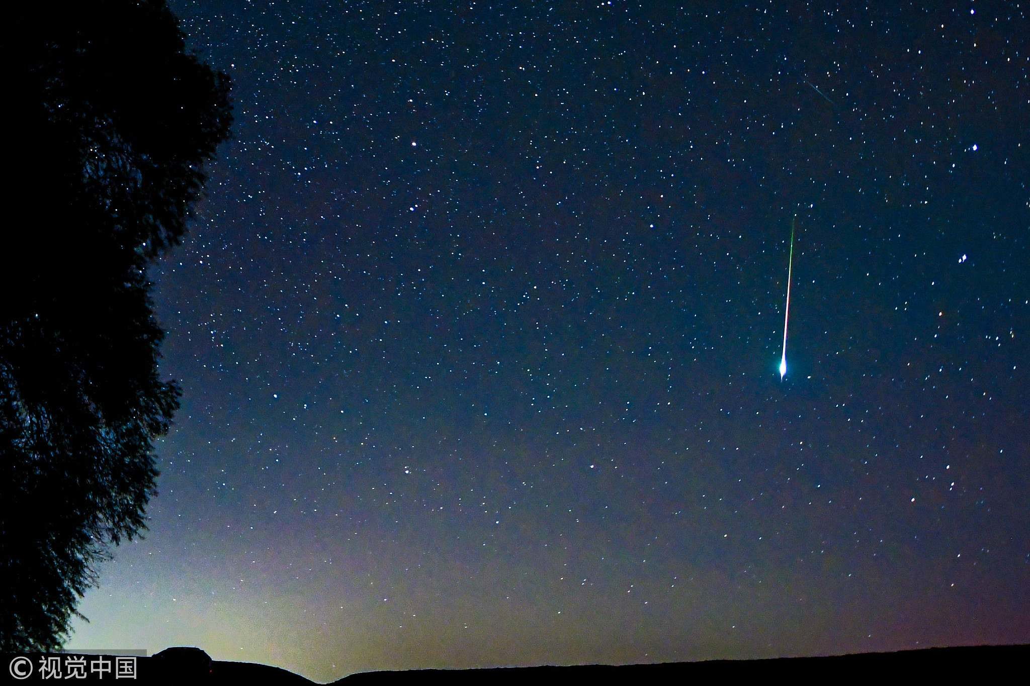 Fire meteor spotted in Ningxia Hui