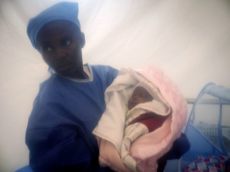 Click to enlarge Baby recovers from Ebola