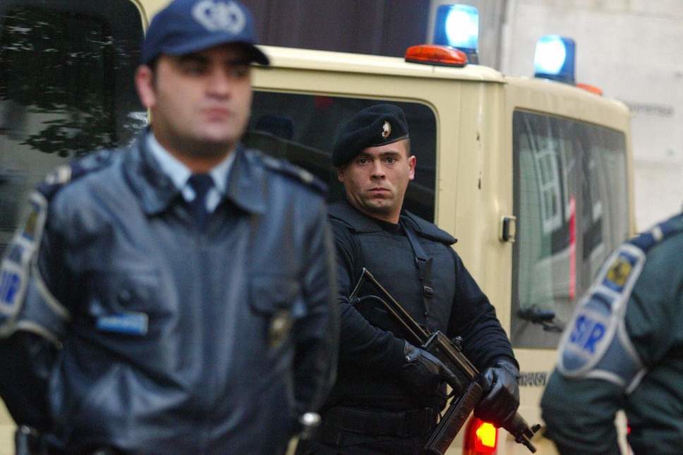 Police officers in Lisbon