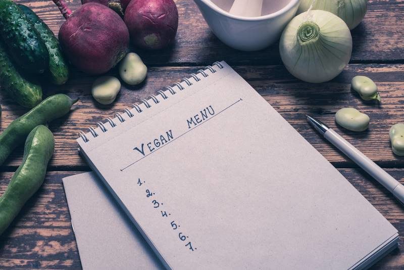 Click to enlarge vegan diet shopping list