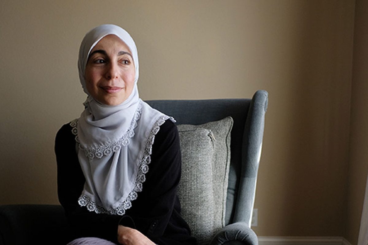 Click to enlarge Bahia Amawi, pro-Israel oath